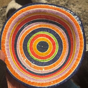 G Venzo design ceramic bowl from italy.  11394